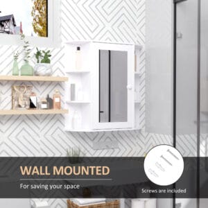 Homcom Wall Mounted Bathroom Cabinet