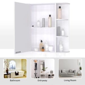 Homcom Wall Mounted Bathroom Cabinet