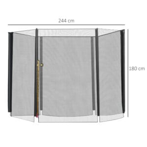 Homcom 8' Safety Fence Enclosure Net
