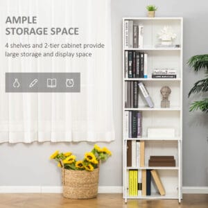 Bookcase Wooden Storage Cabinet