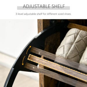 Shoe Cabinet Rack w/ 3 Flip Drawers 18 Pairs