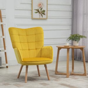 Homcom Wingback Armchair Accent Chair