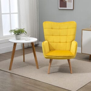 Homcom Wingback Armchair Accent Chair