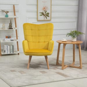 Homcom Wingback Armchair Accent Chair