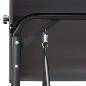 Outsunny 3 Seater Metal Swing Chair