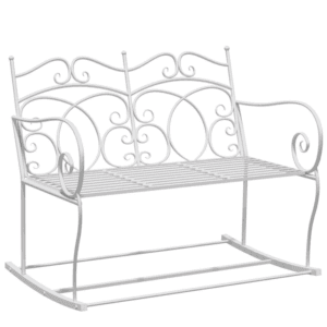 Outsunny Rocking Bench 2-seater Metal