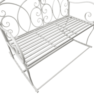 Outsunny Rocking Bench 2-seater Metal