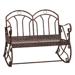 Outsunny Rocking Swing Bench Metal