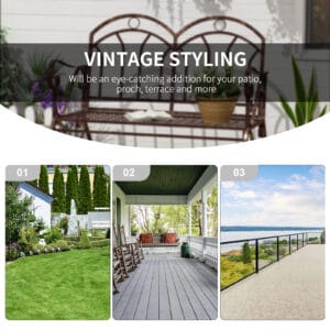 Outsunny Rocking Swing Bench Metal