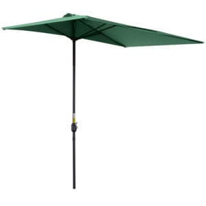 Outsunny Half Round Parasol 2.3m