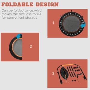 Homcom Kids/Adult Trampoline 40"