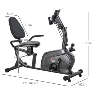 Homcom Exercise Bike Training Stationary Cycling