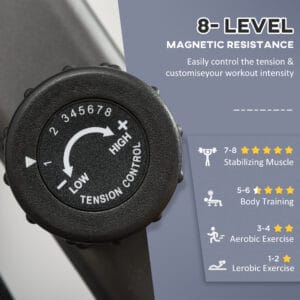 Homcom Exercise Bike Training Stationary Cycling