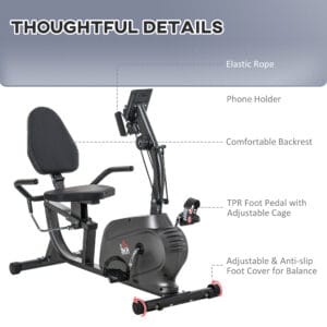 Homcom Exercise Bike Training Stationary Cycling