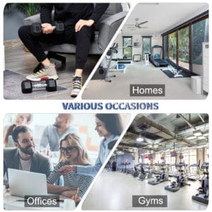 Homcom Dumbbells Kit Hexagonal Weight Lifting