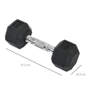 Homcom Dumbbells Kit Hexagonal Weights