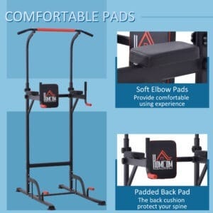 Homcom Power Tower Station Pull Up Bar