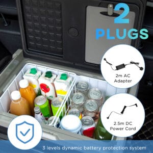 Outsunny Car Refrigerator 12V 50L Portable Freezer