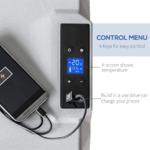 Homcom Car Refrigerator 12/24V 50L Fridge Freezer