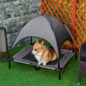 Pawhut 92cm Elevated Dog Bed