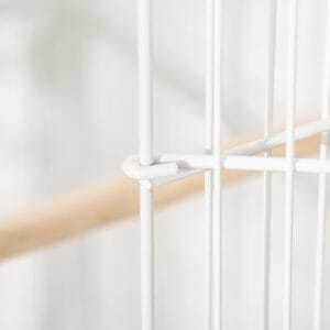 Pawhut Large Bird Cage with Stand White Pawhut Large Bird Cage with Stand White