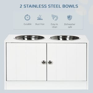 Pawhut Bird Stand s/s Base Perch Ladder