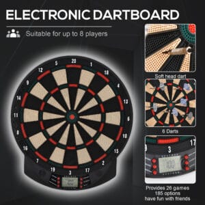 Electronic Dartboard 26 Games w/ 6 Darts