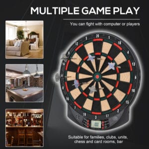 Electronic Dartboard 26 Games w/ 6 Darts