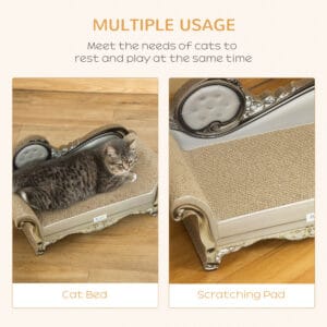 Pawhut Cat Scratching Bed With Catnip Pawhut Cat Scratching Bed With Catnip