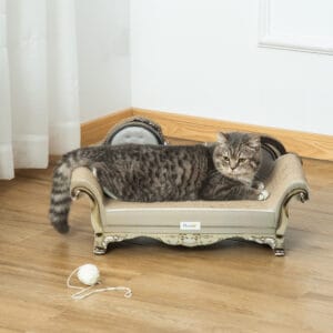Pawhut Cat Scratching Bed With Catnip Pawhut Cat Scratching Bed With Catnip