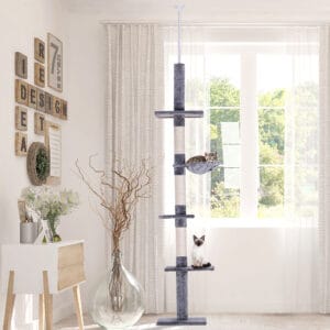 Pawhut Cat Tree Tower Scratching Post 5-Tier