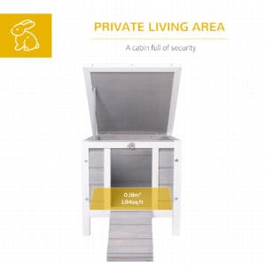 Pawhut Rabbit Hutch Guinea Pig House