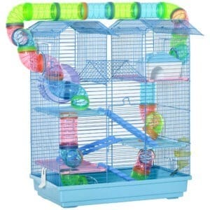 Pawhut 5-Tier Hamster Cage w/ Accessories