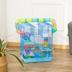 Pawhut 5-Tier Hamster Cage w/ Accessories