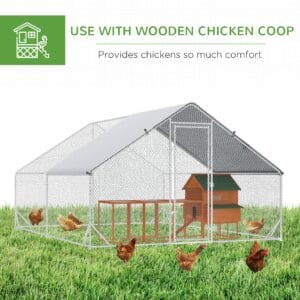 Pawhut Walk In Chicken Coop/Run