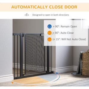 Pawhut Dog Safety Gate Auto Close