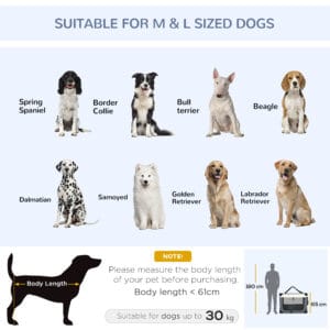 Pawhut Dog Carrier w/ Cushion