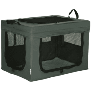 Dog Carrier w/ Cushion Grey 60cm