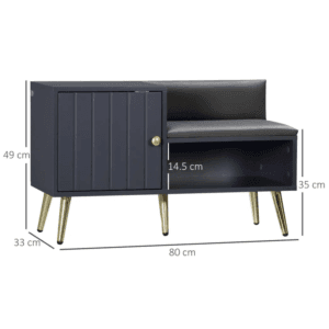 Shoe Bench w/ Storage Cabinet Seating
