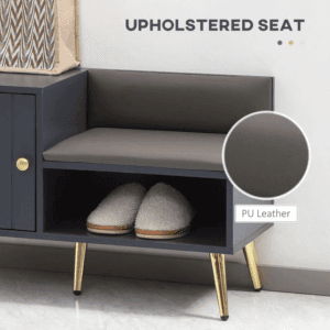 Shoe Bench w/ Storage Cabinet Seating