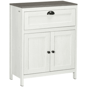 Bathroom Floor Standing Cabinet White