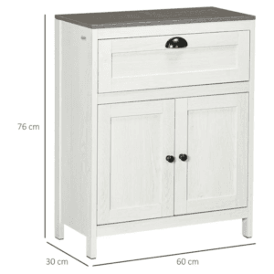 Bathroom Floor Standing Cabinet White