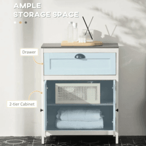 Bathroom Floor Standing Cabinet White