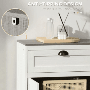 Bathroom Floor Standing Cabinet White