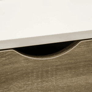 Coffee Table w/ Shelves & 2 Drawers