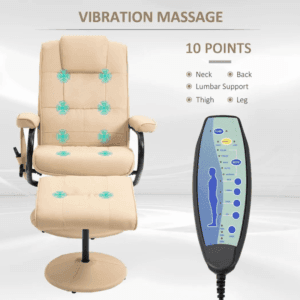 Chair w/ High Density Cushion & Footrest