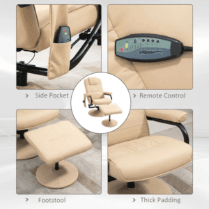 Chair w/ High Density Cushion & Footrest