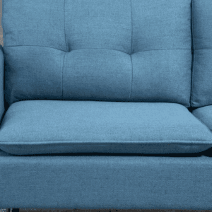 Homcom 2 Seater Sofas Button Tufted Blue Homcom 2 Seater Sofas Button Tufted Blue