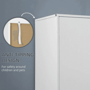 Homcom 2 Door Wardrobe w/ Drawers