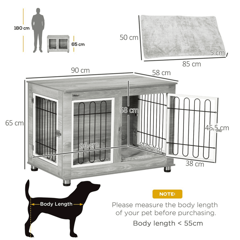 PawHut Dog Crate End Table PawHut Dog Crate End Table